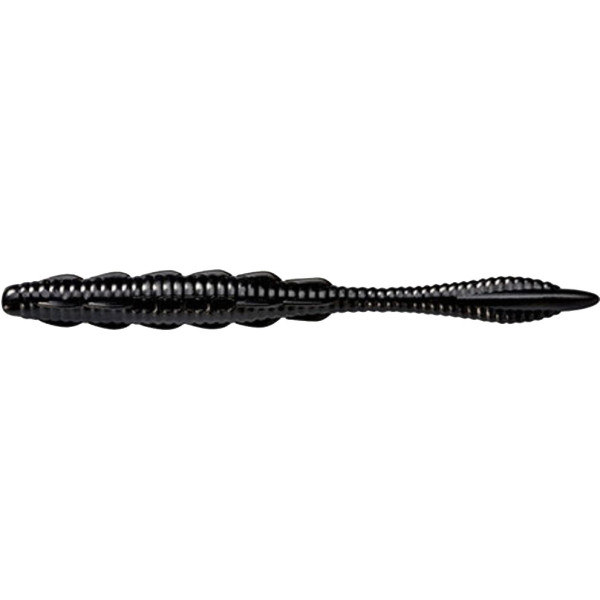 FishUP Scaly Fat Silicone 3.2" Cheese Taste #101 Black (8 pcs/pack)