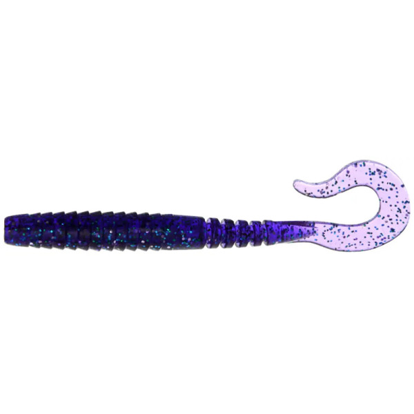 Silicone FishUP Vipo 3.6" #060 - Dark Violet/Peacock & Silver (8pcs/pack)