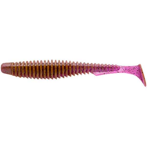 Силікон FishUP U-Shad 3.5" #016 - Lox/Green & Black (8шт/уп)