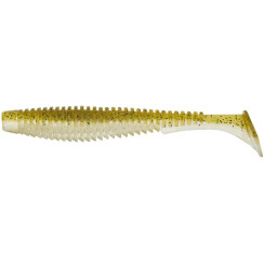 Силікон FishUP U-Shad 4" #202 - Green Pumpkin/Pearl (8шт/уп)