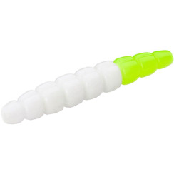 Силікон FishUP Morio 1.2" (Cheese Taste) #131 - White/Hot Chartreuse (12шт/уп)