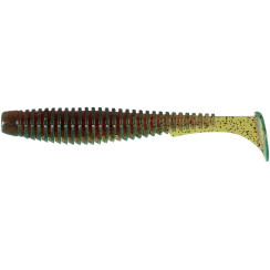 Силікон FishUP U-Shad 2" #019 - Motor Oil/Red (10шт/уп)