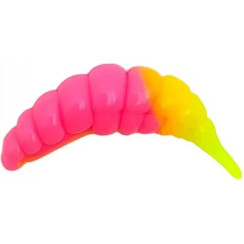 Силикон FishUP Ozi 1.2" cheese taste #133 - Bubble Gum/Hot Chartreuse (10шт/уп)