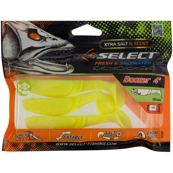 Силикон Select Boozer 4" col.045 (3 шт/упак)