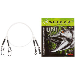 Select Fluorocarbon Leash 30cm 6kg (2 pcs/pack)