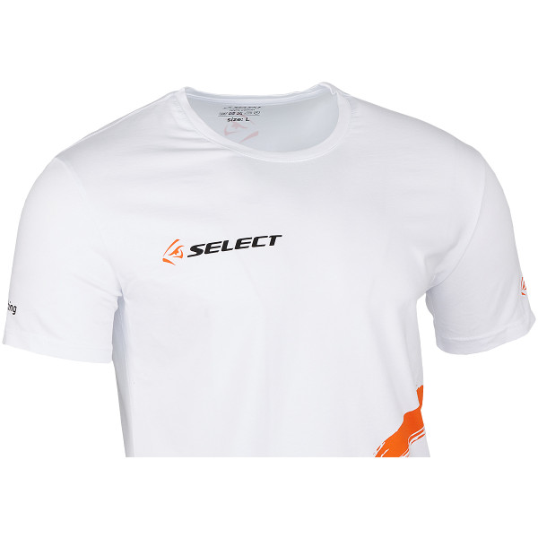 Футболка Select Fish Logo 2XL ц:white