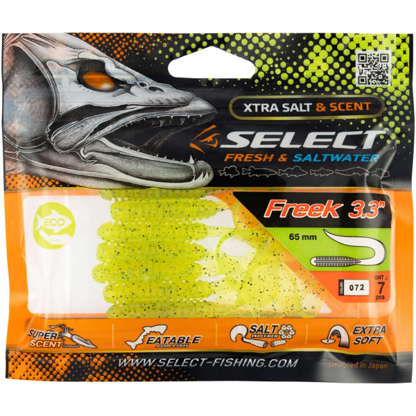 Silicone Select Freek 3.3" #072 (7 pcs/pack)