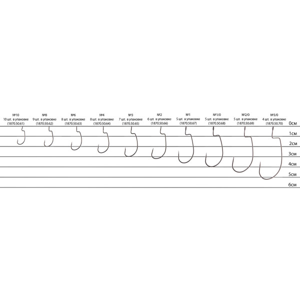 Hook Select WH-190 #3 (7 pcs/pack)