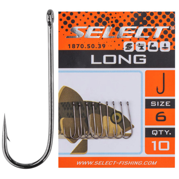 Крючок Select Long 8,10 шт/уп