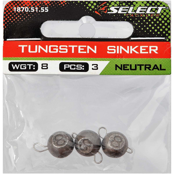 Груз-головка Select вольфрамовая 10.0g ц:некрашенный
