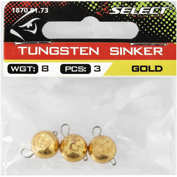 Груз-головка Select вольфрамовая 14.0g ц:золото