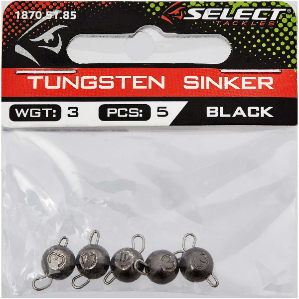 Груз-головка Select вольфрамовая 4.0g ц:черный