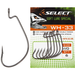 Крючок Select WH-33 #2/0 (5 шт/уп)