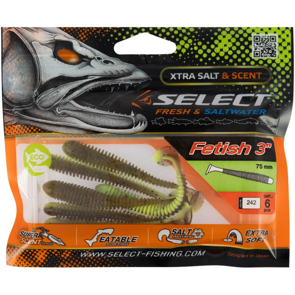 Select Fetish Silicone 3" #242 (6 pcs/pack)