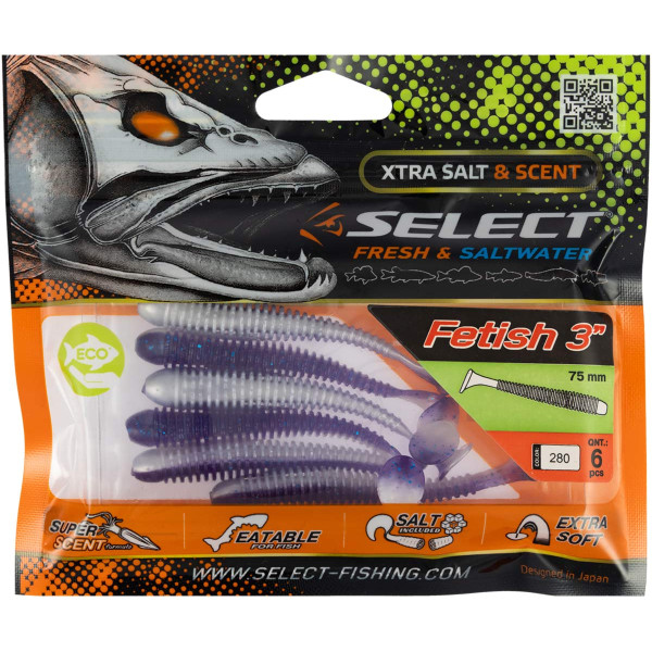 Select Fetish Silicone 3" #280 (6 pcs/pack)