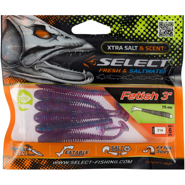 Select Fetish Silicone 3" #314 (6 pcs/pack)