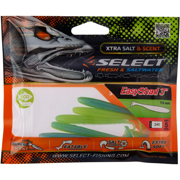 Select Easy Shad 3" Silicone #245 (5 pcs/pack)