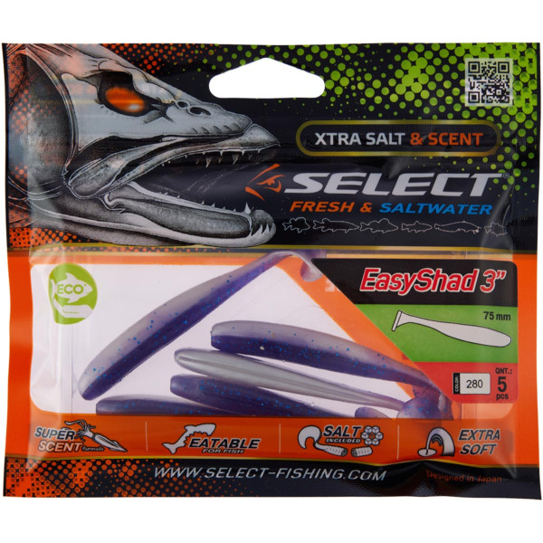 Select Easy Shad 3" Silicone #280 (5 pcs/pack)