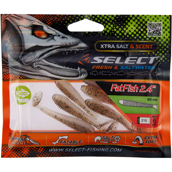 Силікон Select FatFish 2.4" #215 (6 шт/уп)
