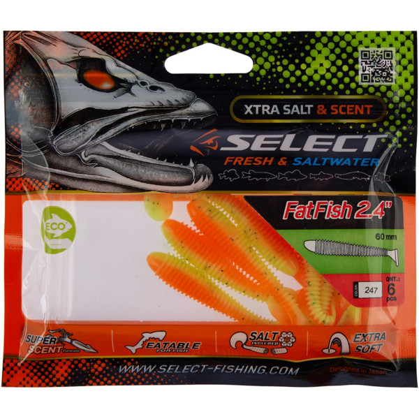 Silicone Select FatFish 2.4" #247 (6 pcs/pack)