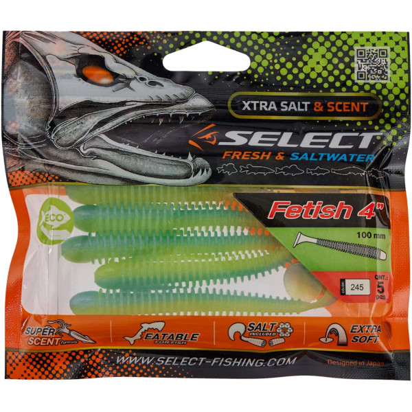 Select Fetish Silicone 4" #245 (5 pcs/pack)
