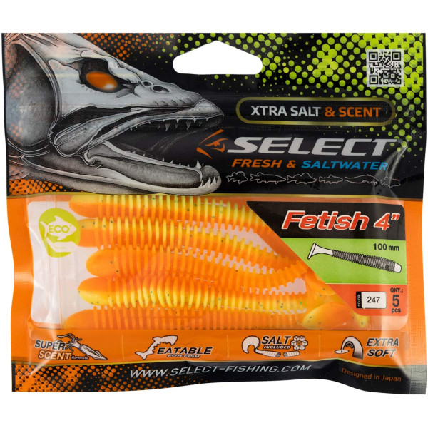 Select Fetish Silicone 4" #247 (5 pcs/pack)