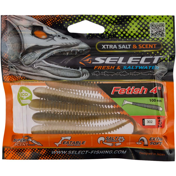 Select Fetish Silicone 4" #302 (5 pcs/pack)