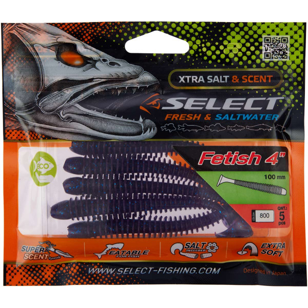 Select Fetish Silicone 4" #800 (5 pcs/pack)