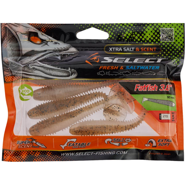 Silicone Select FatFish 3.8" #215 (5 pcs/pack)