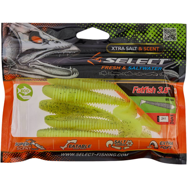 Silicone Select FatFish 3.8" #241 (5 pcs/pack)