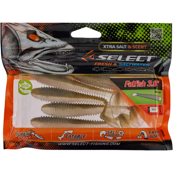 Silicone Select FatFish 3.8" #302 (5 pcs/pack)