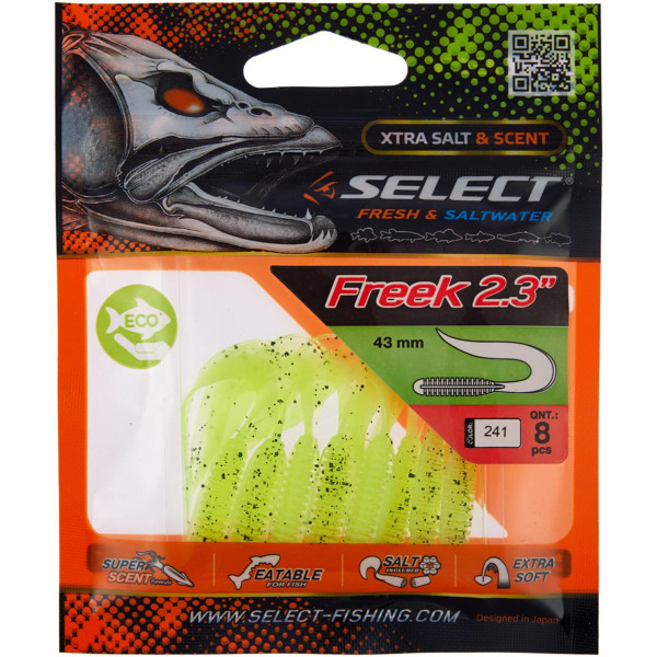 Silicone Select Freek 2.3" #241 (8 pcs/pack)