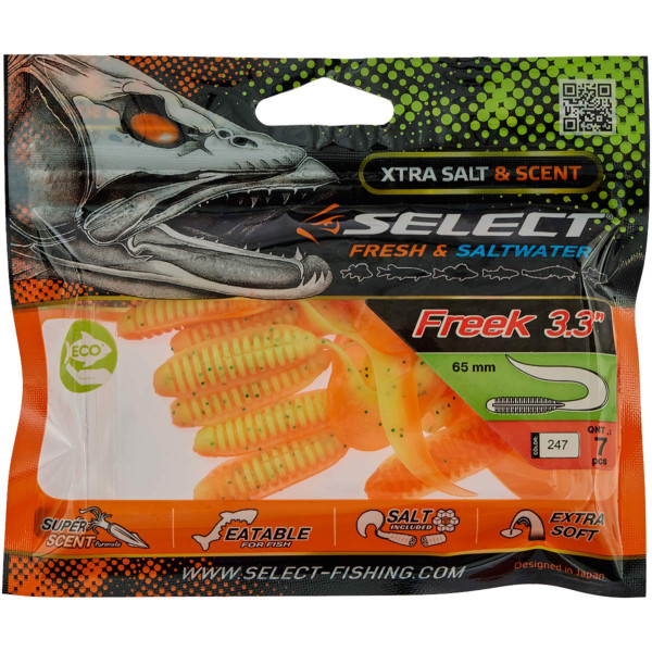 Silicone Select Freek 3.3" #247 (7 pcs/pack)