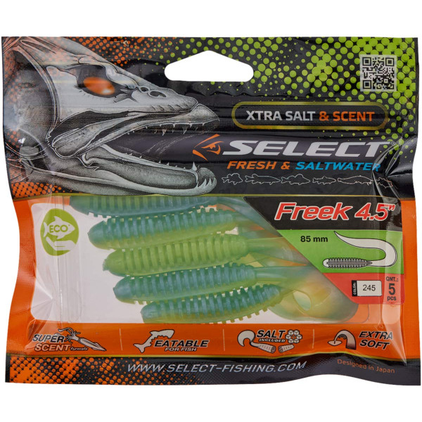 Silicone Select Freek 4.5" #245 (5 pcs/pack)
