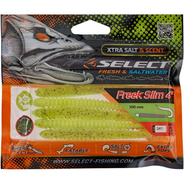 Силікон Select Freek Slim 4" #241 (5 шт/уп)
