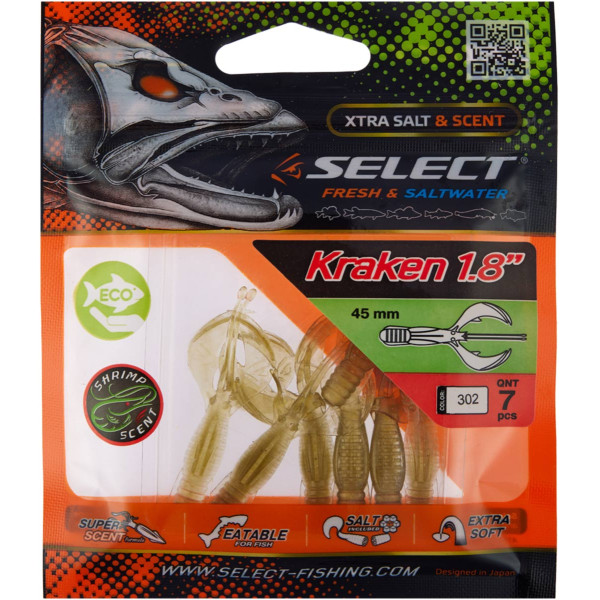 Select Kraken 1.8" Silicone #302 (7 pcs/pack)