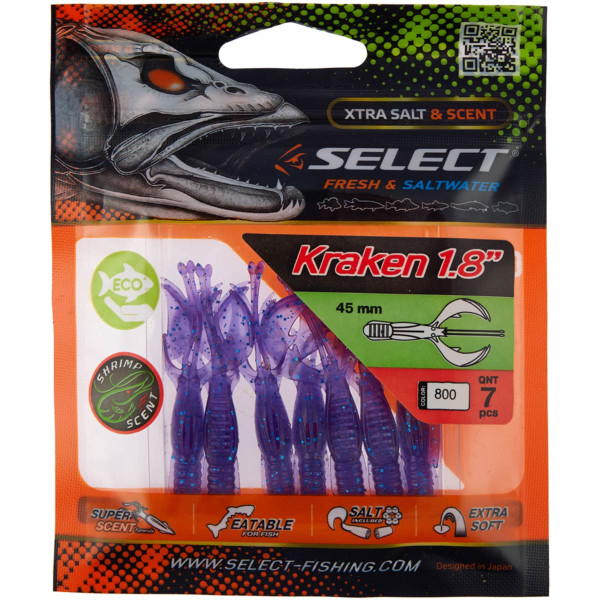 Select Kraken 1.8" Silicone #800 (7 pcs/pack)