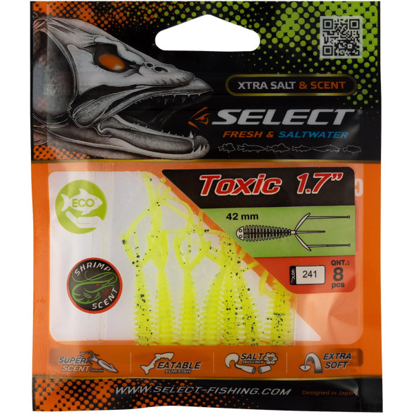 Silicone Select Toxic 1.7" #241 (8 pcs/pack)