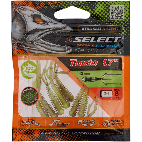 Силикон Select Toxic 1.7" #242 (8 шт/уп)