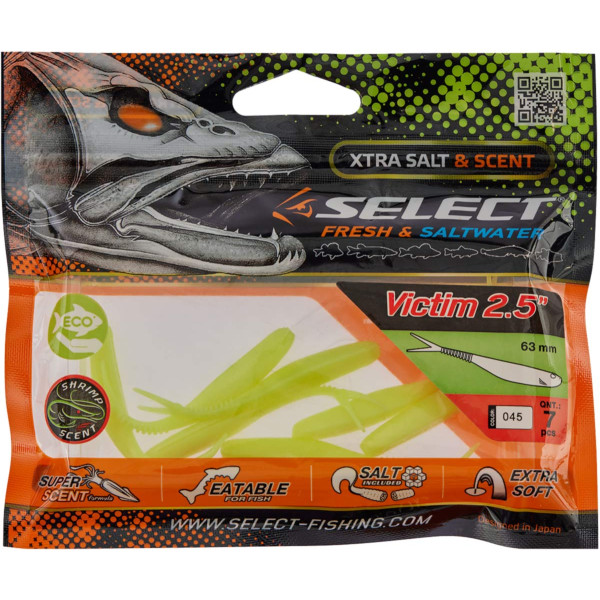 Silicone Select Victim V-Tail 2.5" #045 (7 pcs/pack)
