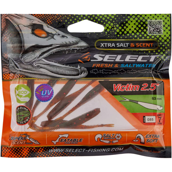Silicone Select Victim V-Tail 2.5" #085 (7 pcs/pack)