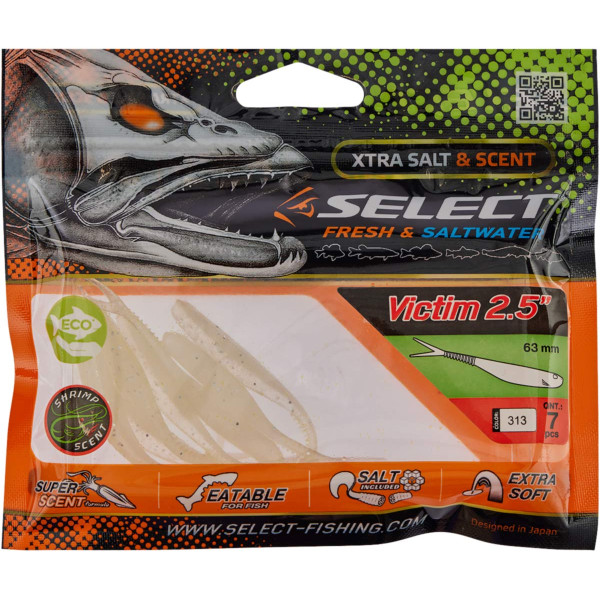 Silicone Select Victim V-Tail 2.5" #313 (7 pcs/pack)