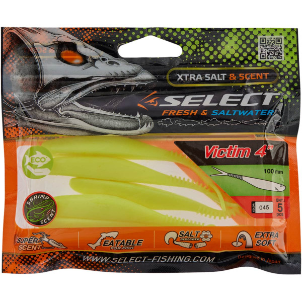 Silicone Select Victim V-Tail 4" #045 (5 pcs/pack)