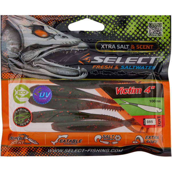 Silicone Select Victim V-Tail 4" #085 (5 pcs/pack)