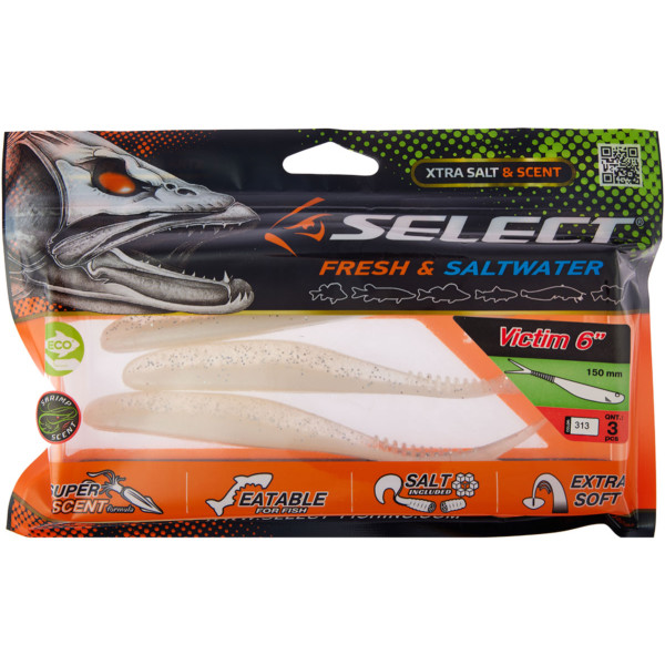 Силикон Select Victim V-Tail 6" #313 (3 шт/уп)