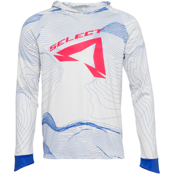 Raglan Select Hooded Jersey XL Blue