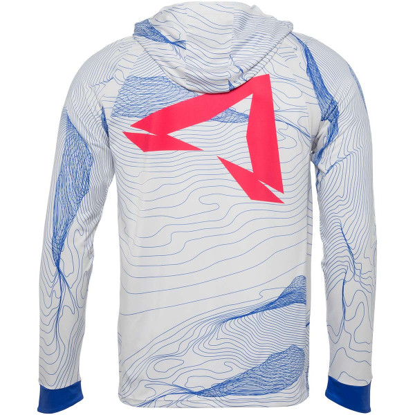 Raglan Select Hooded Jersey XL Blue