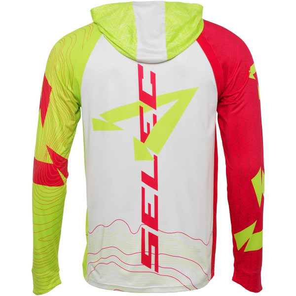 Реглан Select Hooded Jersey L Red/Green