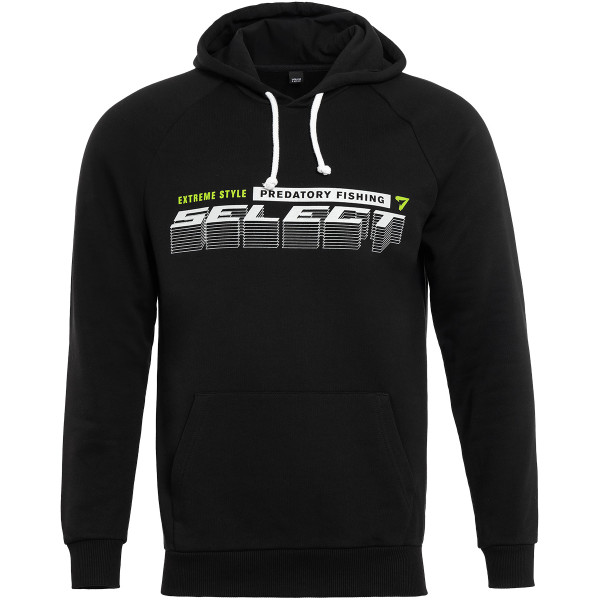 Реглан Select Hoodie Graded Logo Grey Global XL Black