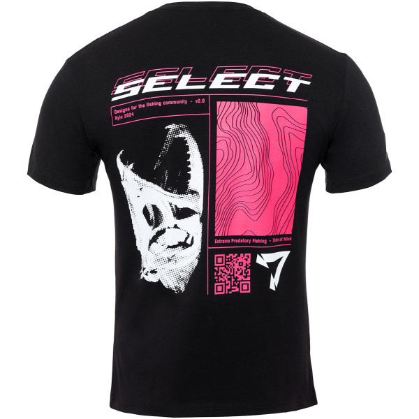 Футболка Select T-Shirt Lines Fish M Black